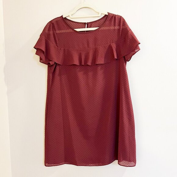 BCBGeneration maroon dress - Picture 1 of 7